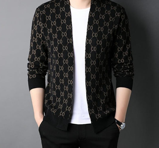 Top Grade Designer Luxury Brand Fashion Knit Sweater Cardigan Men Casual Woolen Autum Japanese Coats Jacket Mens Clothes