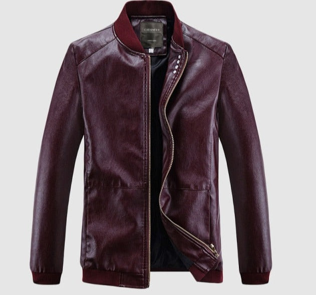 New 2022 Men's Spring  Leather Jackets
