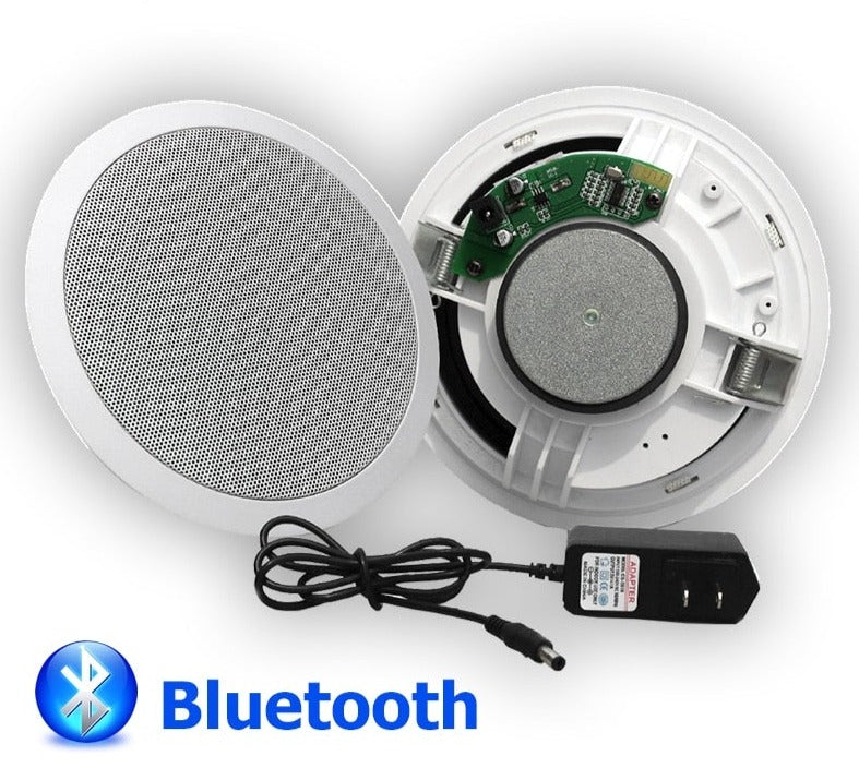 Built in Digital Class D Amplifier Ceiling Speaker 15W 6inch Bluetooth Active Ceiling Speaker For Indoor Music