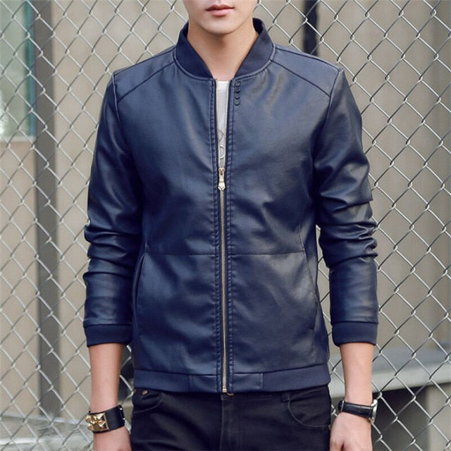 New Men's leather Jacket for 2022 Spring season