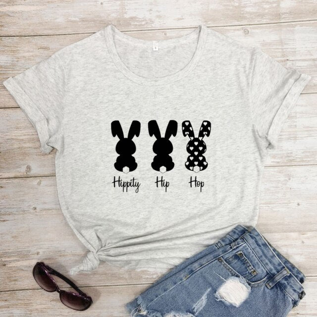 Hippity Hip Hop Three Bunnies T-shirt