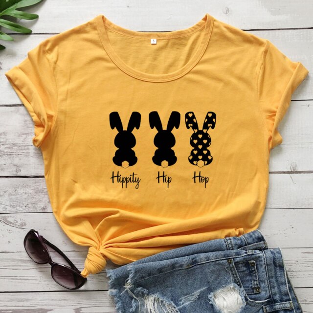 Hippity Hip Hop Three Bunnies T-shirt