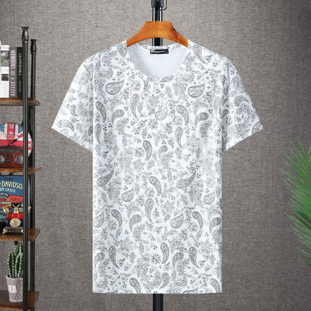 Big N Tall Men's 2021 Bandana Pattern Streetwear Tees Tops available from 4Xl to 12XL