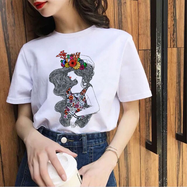 Abstract art style T-shirt