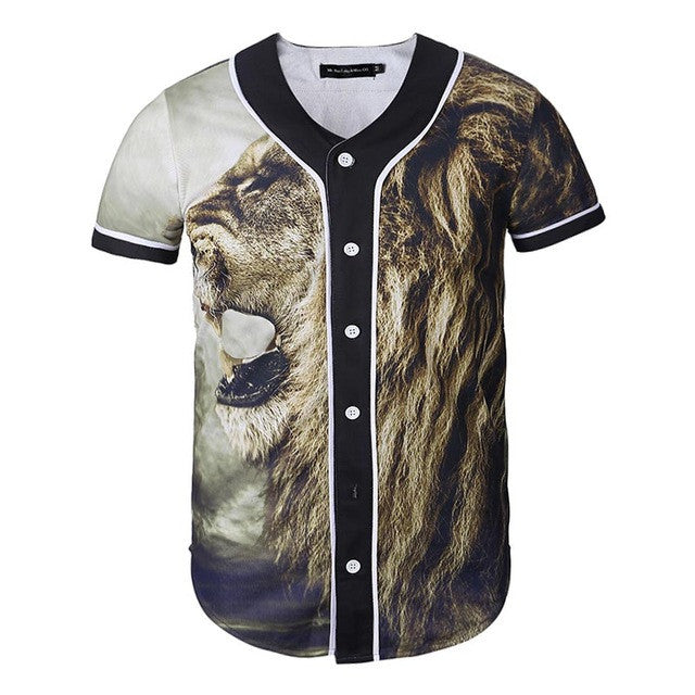 Men's Lions print T-shirt