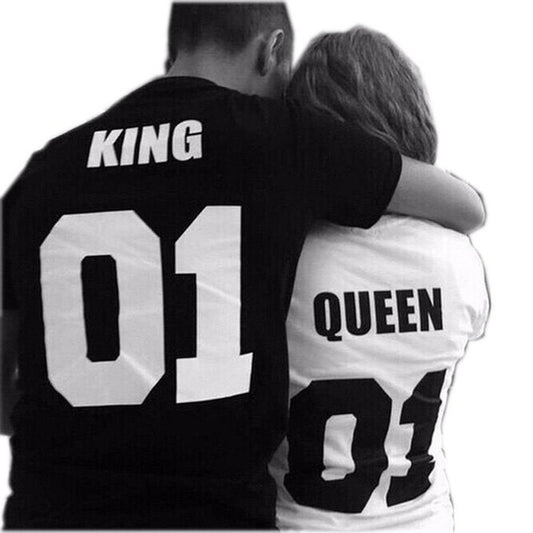 His & Her's King and Queen Matching T-Shirts