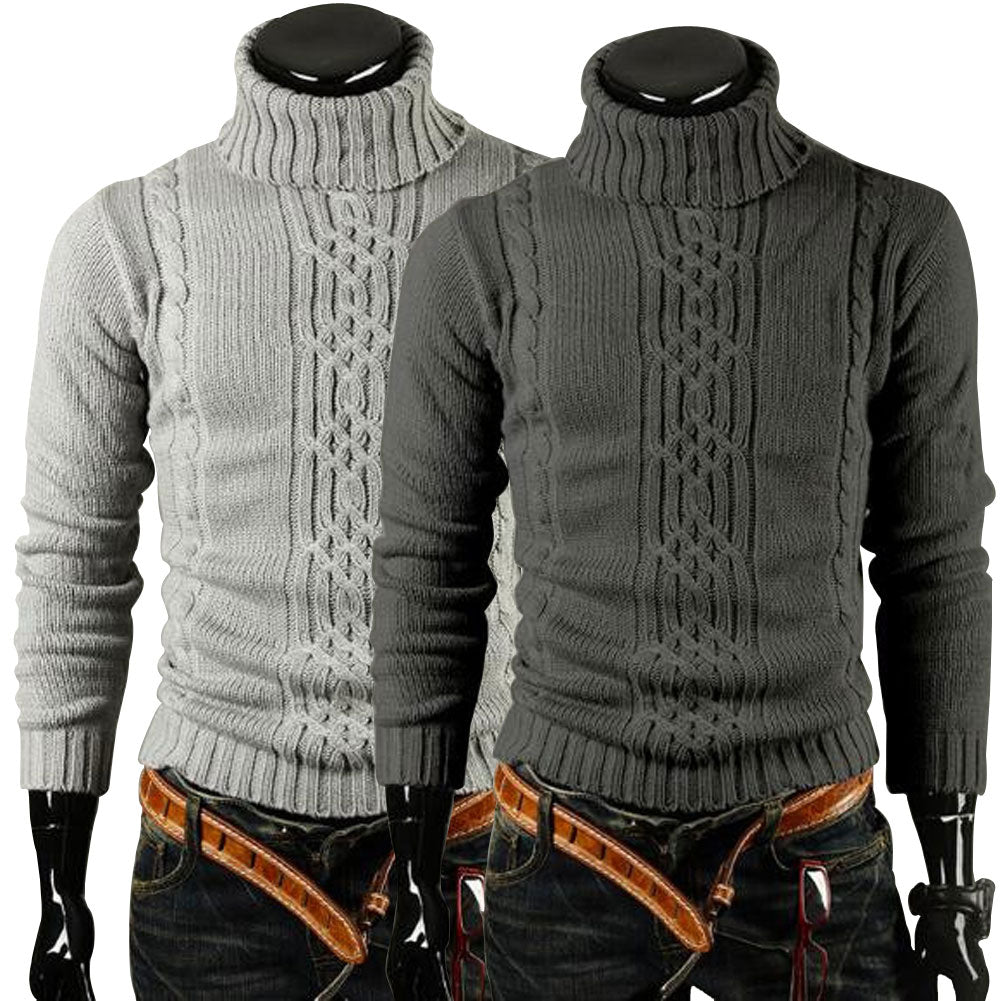 Men's Casual Turtleneck Sweater