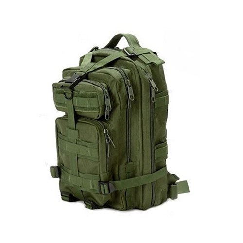 Solid Nylon Unisex Outdoor  Military 3P Tactical Backpack