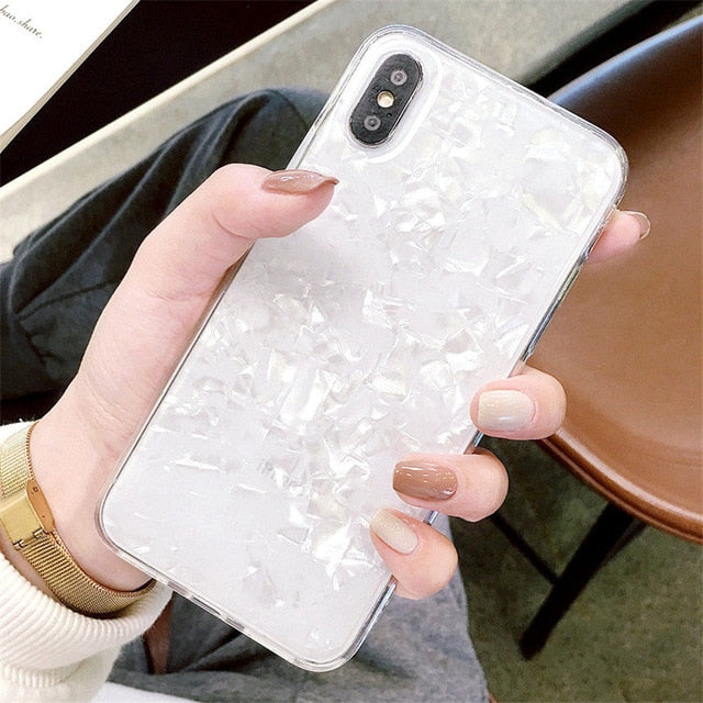 Cute Mirror Cartoon 3D Hello Kitty Conch Shell Silicone Phone Case For Samsung Galaxy S7 Edge S8 S8Plus S9