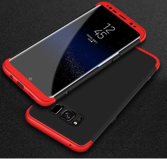 For Samsung Galaxy S8 Case S9 Plus note9 Matte Full Cover Case For Samsung S8 plus Note8 3 in 1 Ultra Thin 360 degree