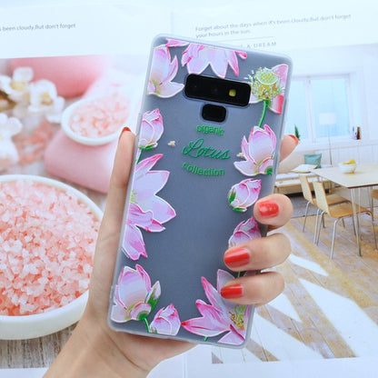 Case For Samsung Galaxy Note 9 3D Relief Floral Cover For Samsung Galaxy Note 9