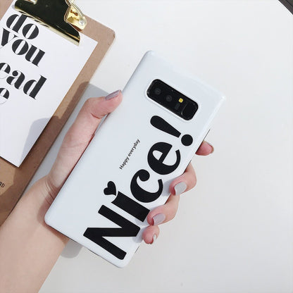 Nice NICE Happy Everyday Glossy Soft Case for Samsung Note9 Note 9 Phone Cover
