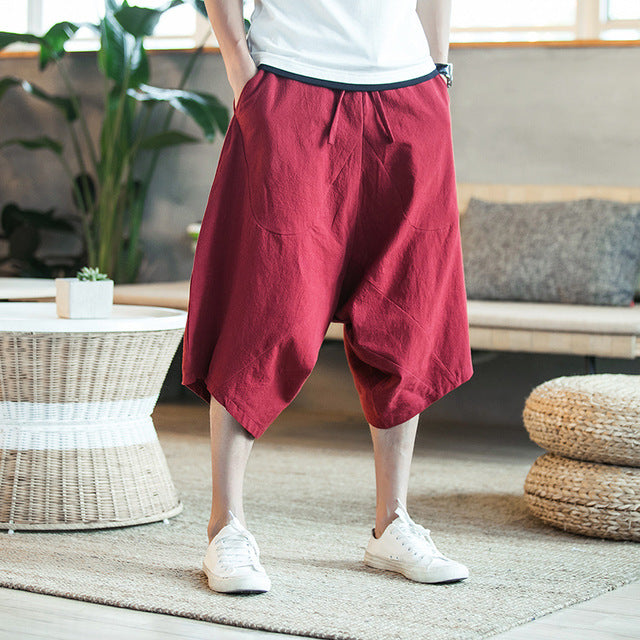 Summer 19' New style irregular hem baggy shorts